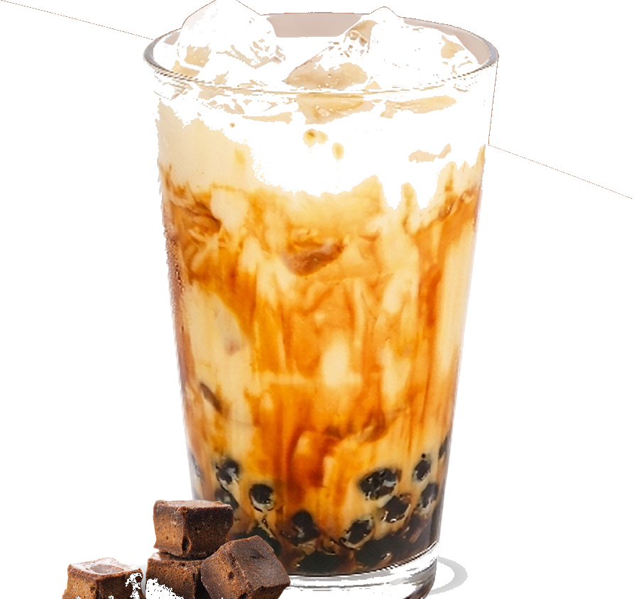 Latte au sucre roux